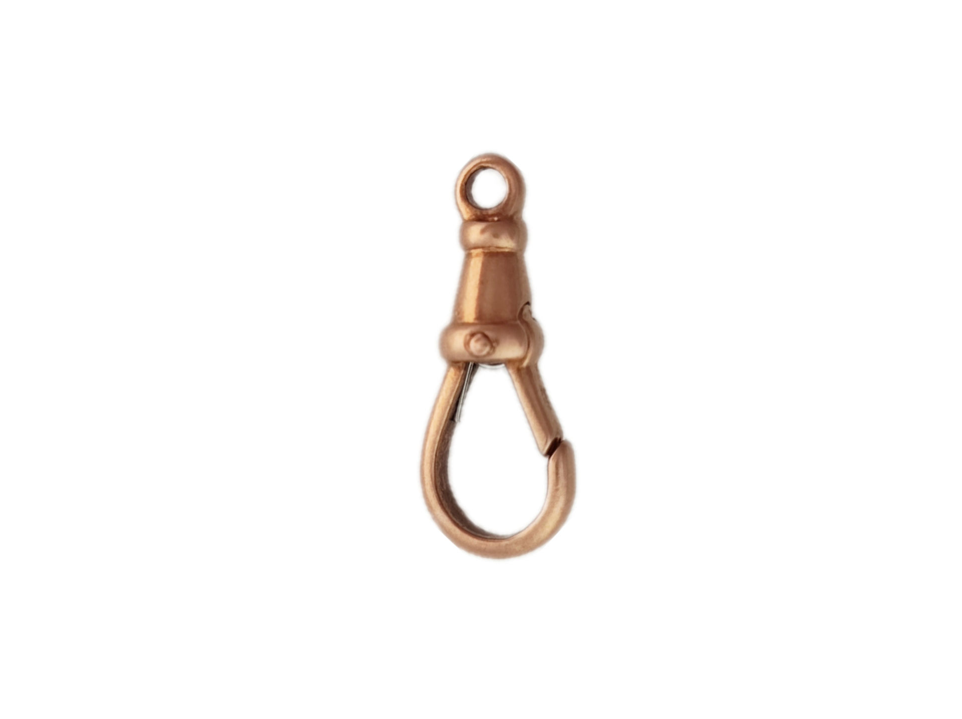 Vintage 9ct rose gold dog clip