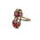 Thumbnail: 9ct double garnet ring 