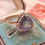 Thumbnail: Vintage 9ct mystic topaz diamond ring 