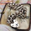 Thumbnail: Vintage sterling silver padlock bracelet 