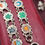 Thumbnail: 1930's lucky enamel charm bracelet 