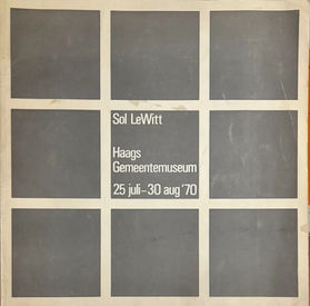 SOL LEWITT, Haags Gemeentemuseum, 1970