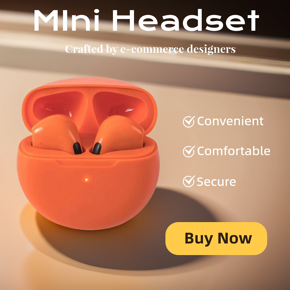 Thumbnail: Mini Bluetooth Headset Wireless Portable Earpiece Handsfree Communication Earpho