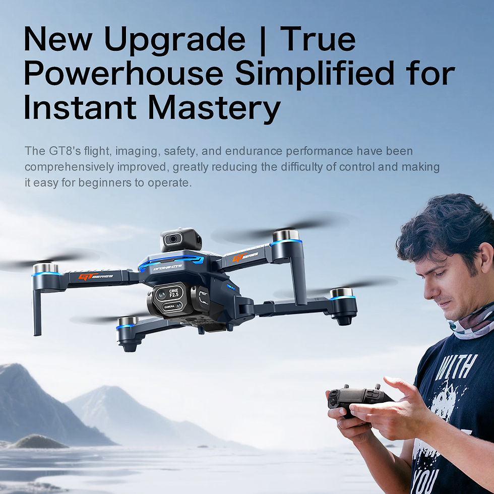 Thumbnail: 2026 New GT8 Drone GPS 8K Professional HD 360° Dual Cameras 5G WIFI Brushless M
