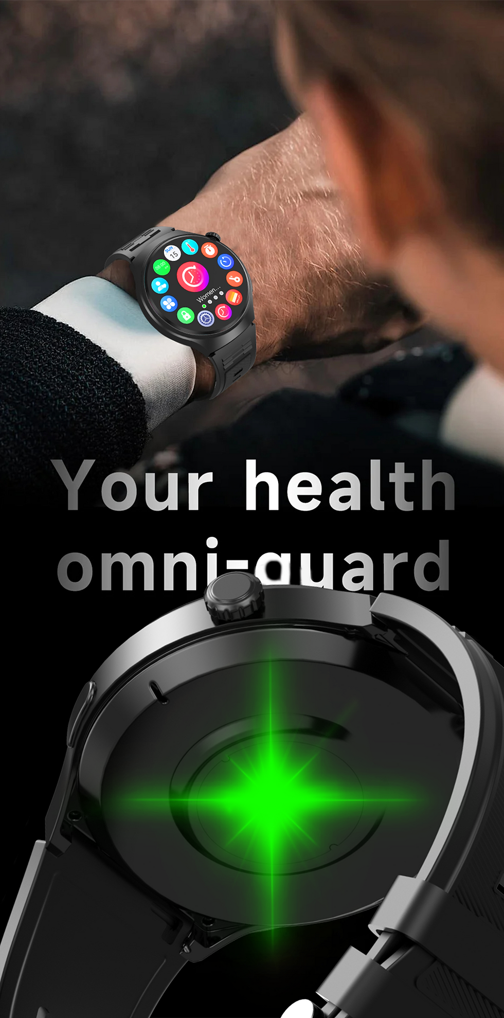 Thumbnail: G.L Wear 2025 New Men's Smart Watch HD Display Health Tracking Bluetooth Calling