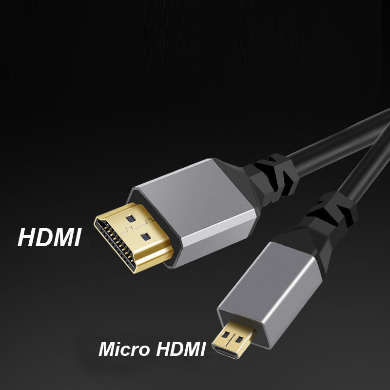 Thumbnail: 4K@60HZ 0.5-2.4M Compatible HDMI TO HDMI/MINI HDMI/ Micro HDMI/Coiled Extension 
