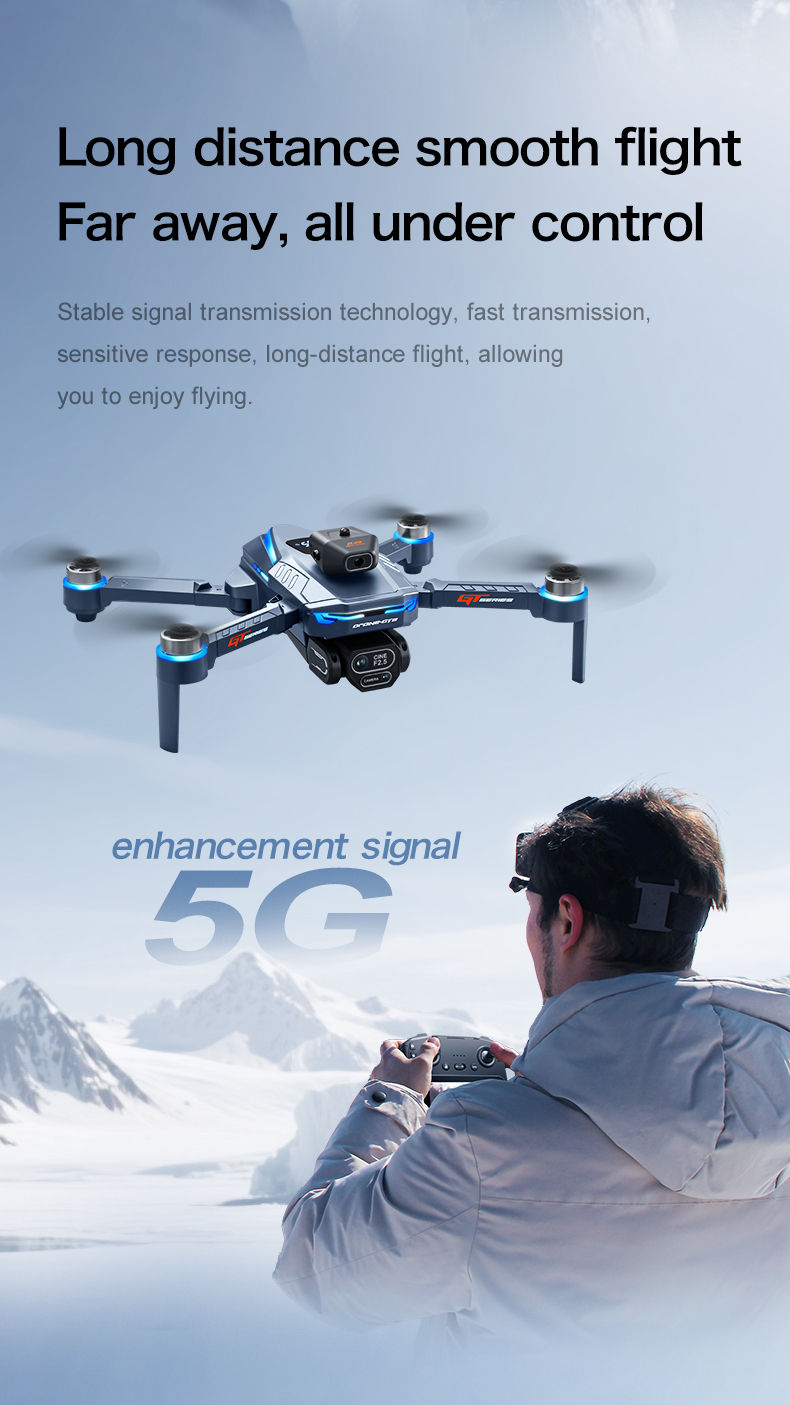 Thumbnail: 2026 New GT8 Drone GPS 8K Professional HD 360° Dual Cameras 5G WIFI Brushless M