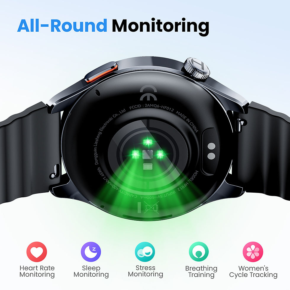 Thumbnail: HAYLOU Watch 4S GPS Smartwatch 1.43” HD AMOLED Display 5 Satellite GPS Positio