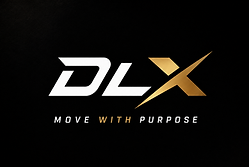 DLX Sport logo representing performance, confidence, and purpose.