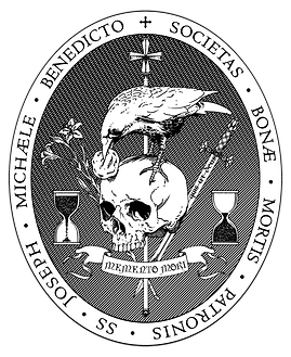 Compagnia della Buona Morte stemma bianco e nero