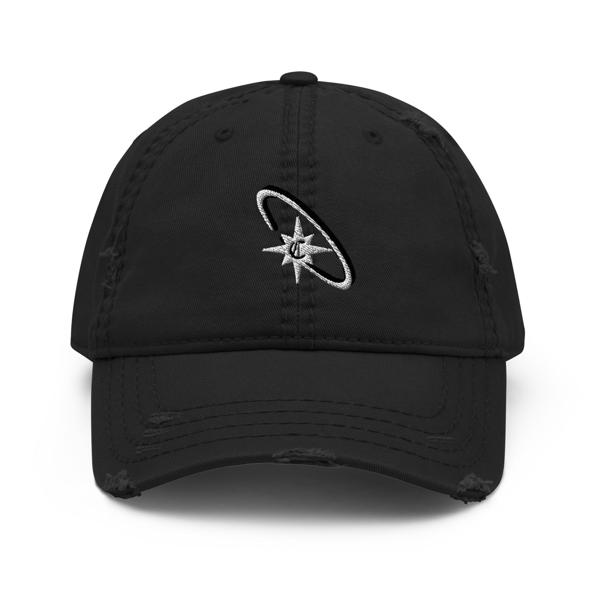 Distressed Chaleur Comet Embroidered Dad Hat