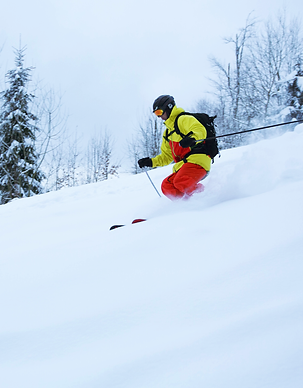 Skiing Down the Slope