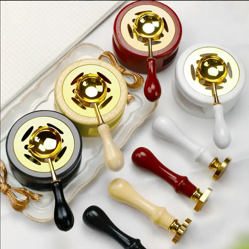Sealing Wax Melting Stove & Spoon Set for Sigils, Rituals & Wax Stamps
