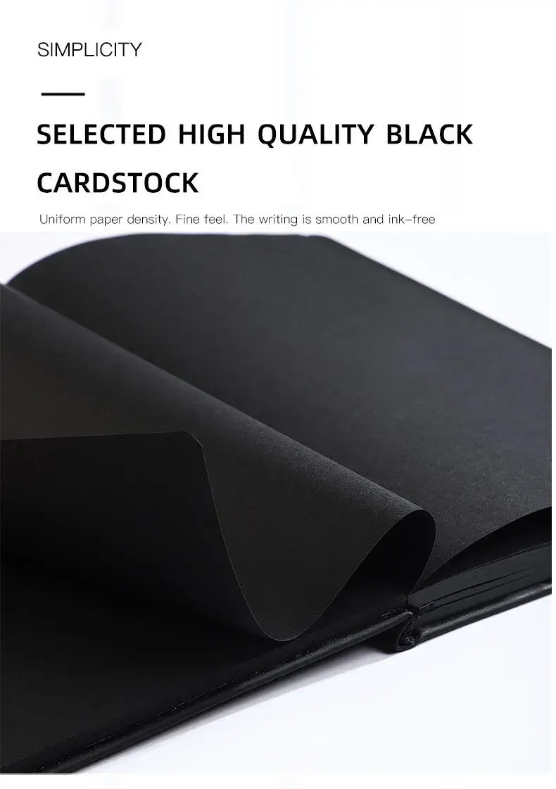Thumbnail: A5 Black Page Notebook for Sigils, Sketching & Magical Journaling
