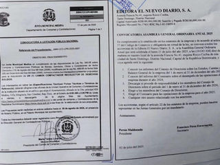 Junta Municipal del Distrito Medina convoca a licitación pública nacional para adquisición de equipos de recolección de residuos sólidos