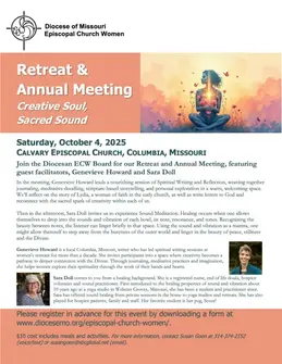 Creative Soul, Sacred Sound: Retreat & Annual Meeting