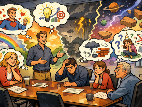 Am selben Tisch – und doch in verschiedenen Welten