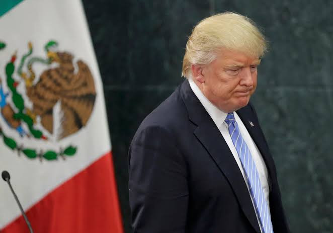El presidente Trump, de EUA