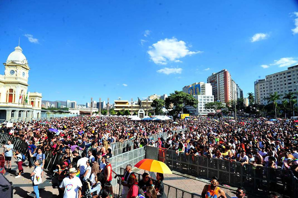 Panoráma da 22 Parada LGBT de Belo Horizonte