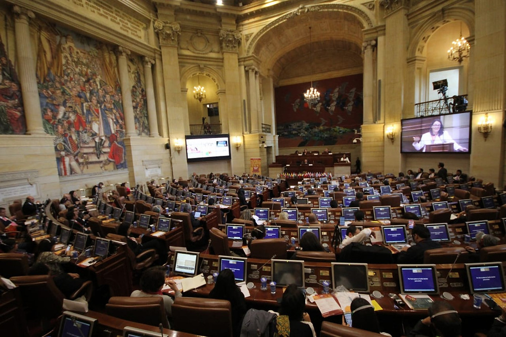 La III Cumbre Transatlántica en el Capitólio de la Nación Colombiana, en Bogotá
