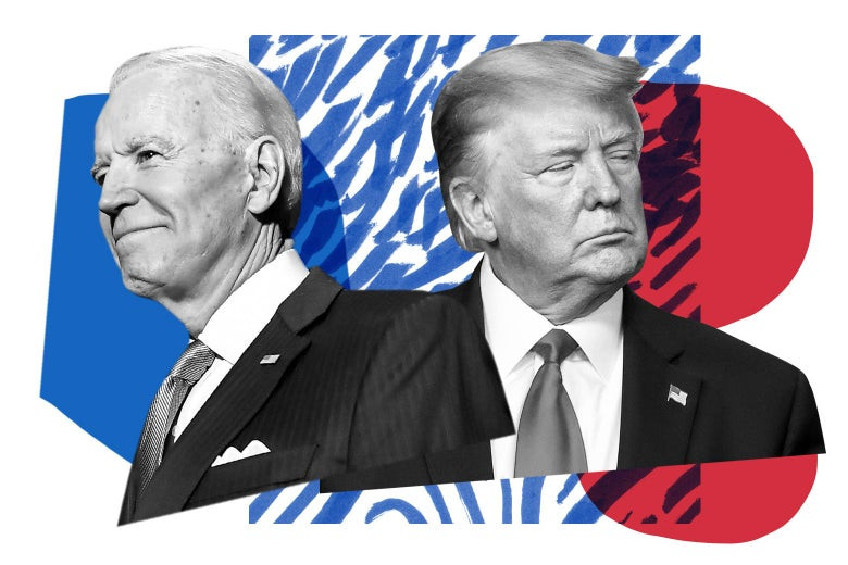 Joe Biden y Donald Trump, candidatos democrata y republicano a la Presidencia de EUA