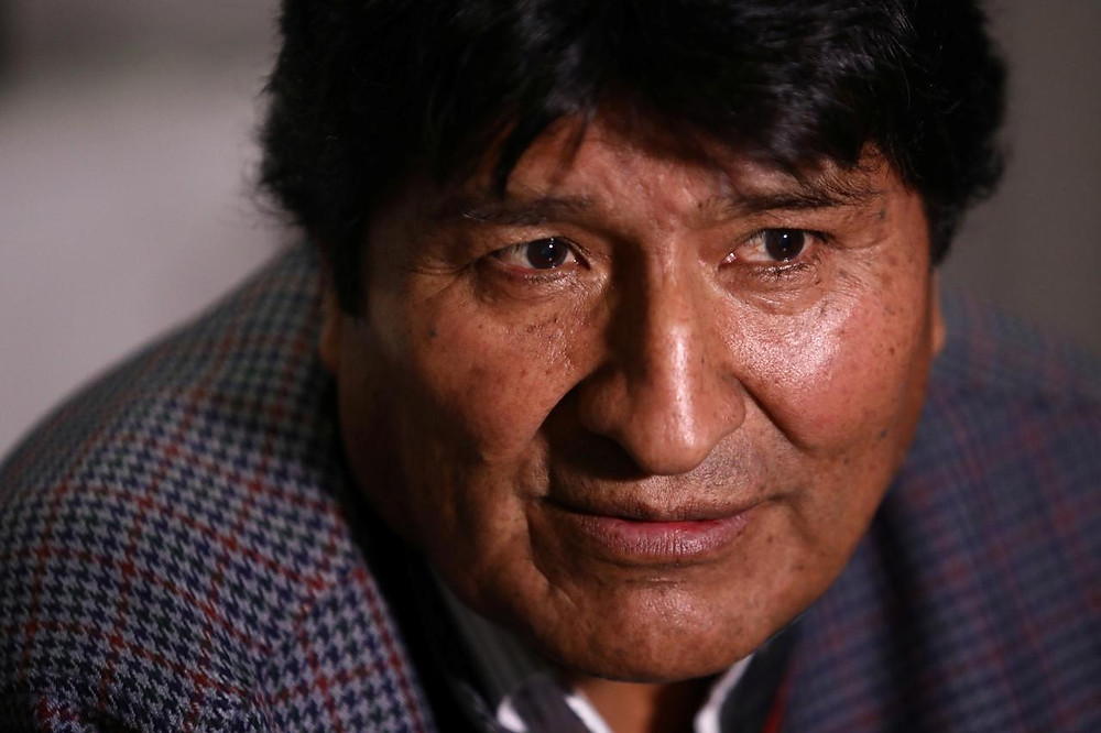 Evo Morales, expresidente de Bolivia