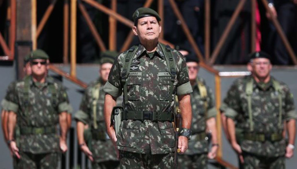 General Hamilton Mourão, vicepresidente de Brasil