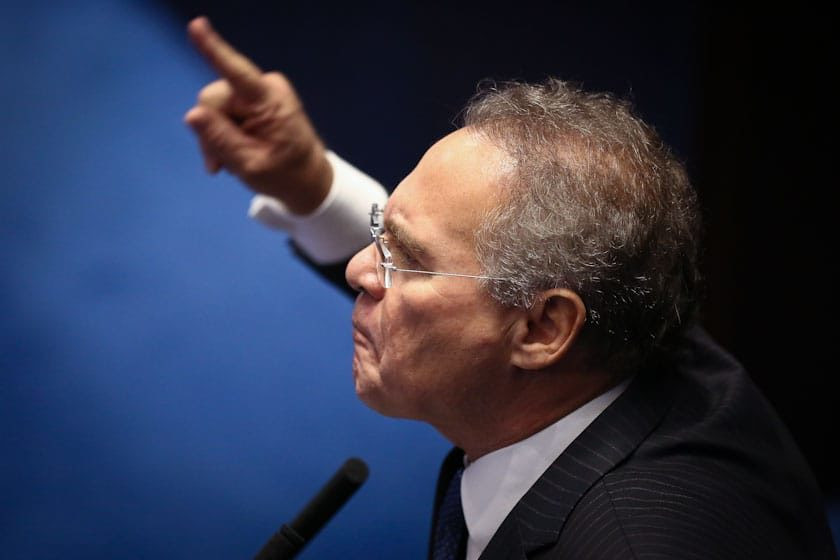 O senador Renan Calheiros