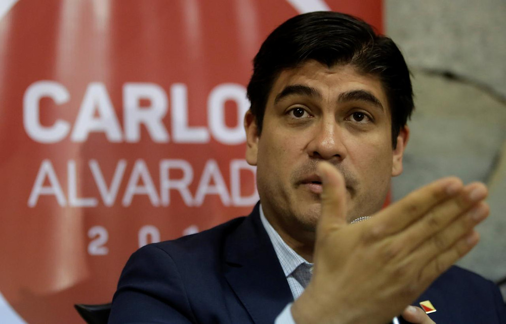 Carlos Alvarado, candidato del PAC a la presidencia de Costa Rica