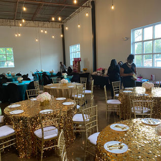 Wedding venue interior photo at The West Venue, Atlanta event space and wedding venue in West Midtown Atlanta – wedding hall for corporate events and social event space