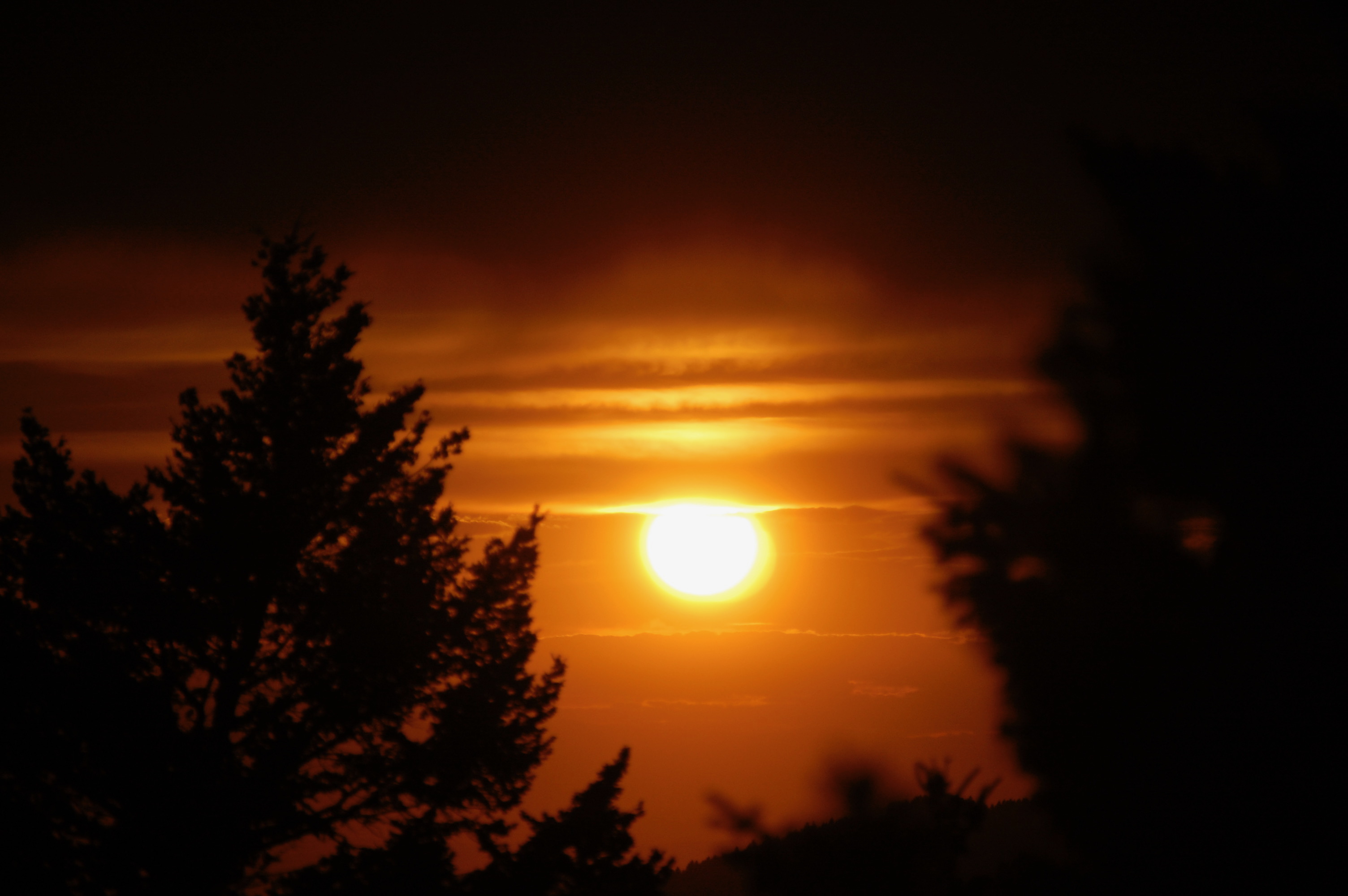Sunset over Bozeman