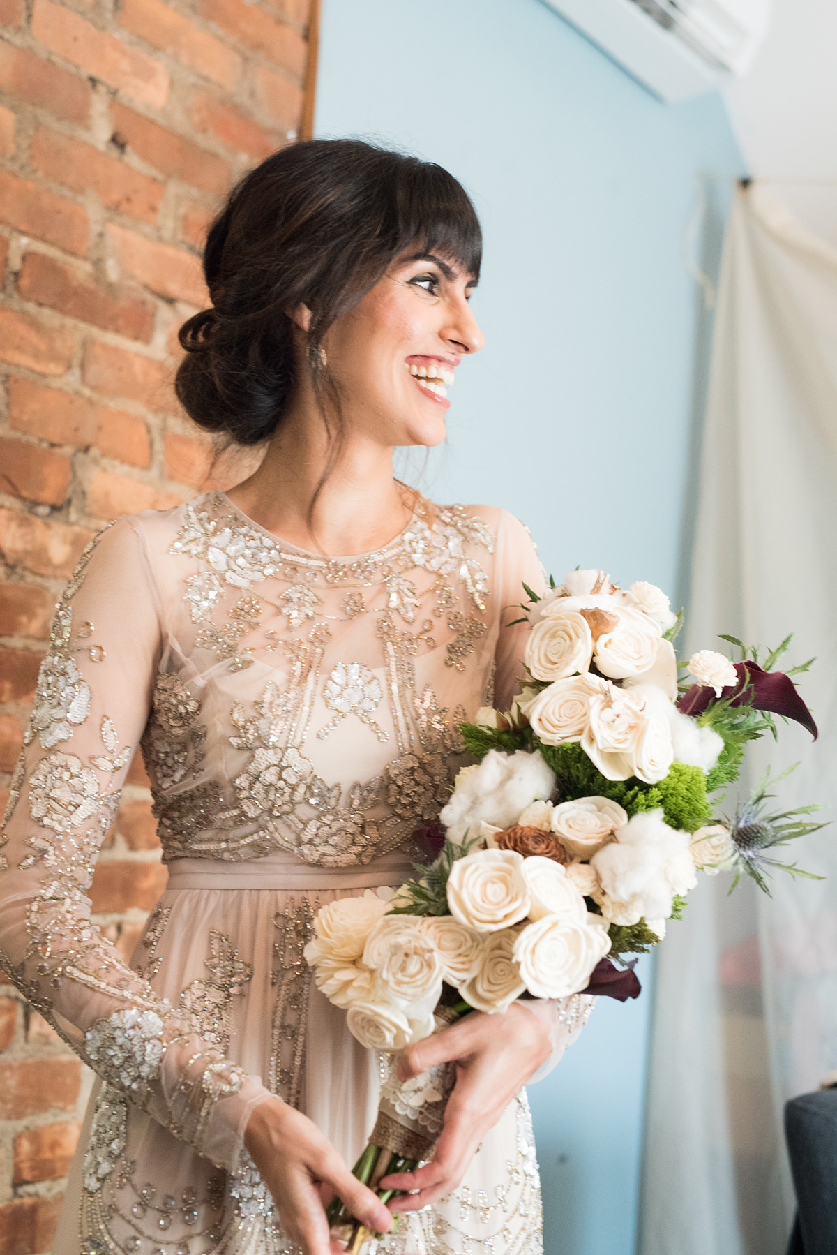 "S&P's Glam-Rustic Brooklyn Wedding"