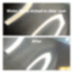 water spots in clear