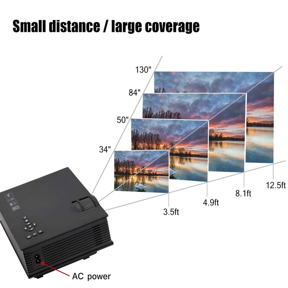 Miniatura: OKVENDO MINI PROYECTOR PARA VER PELICULAS