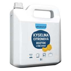 Kyselina citronova roztok 5 l