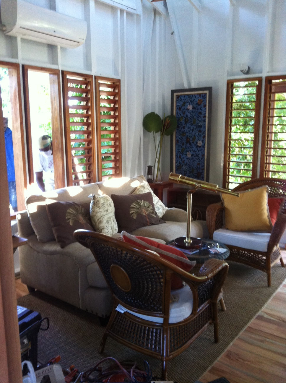 Sitting area.