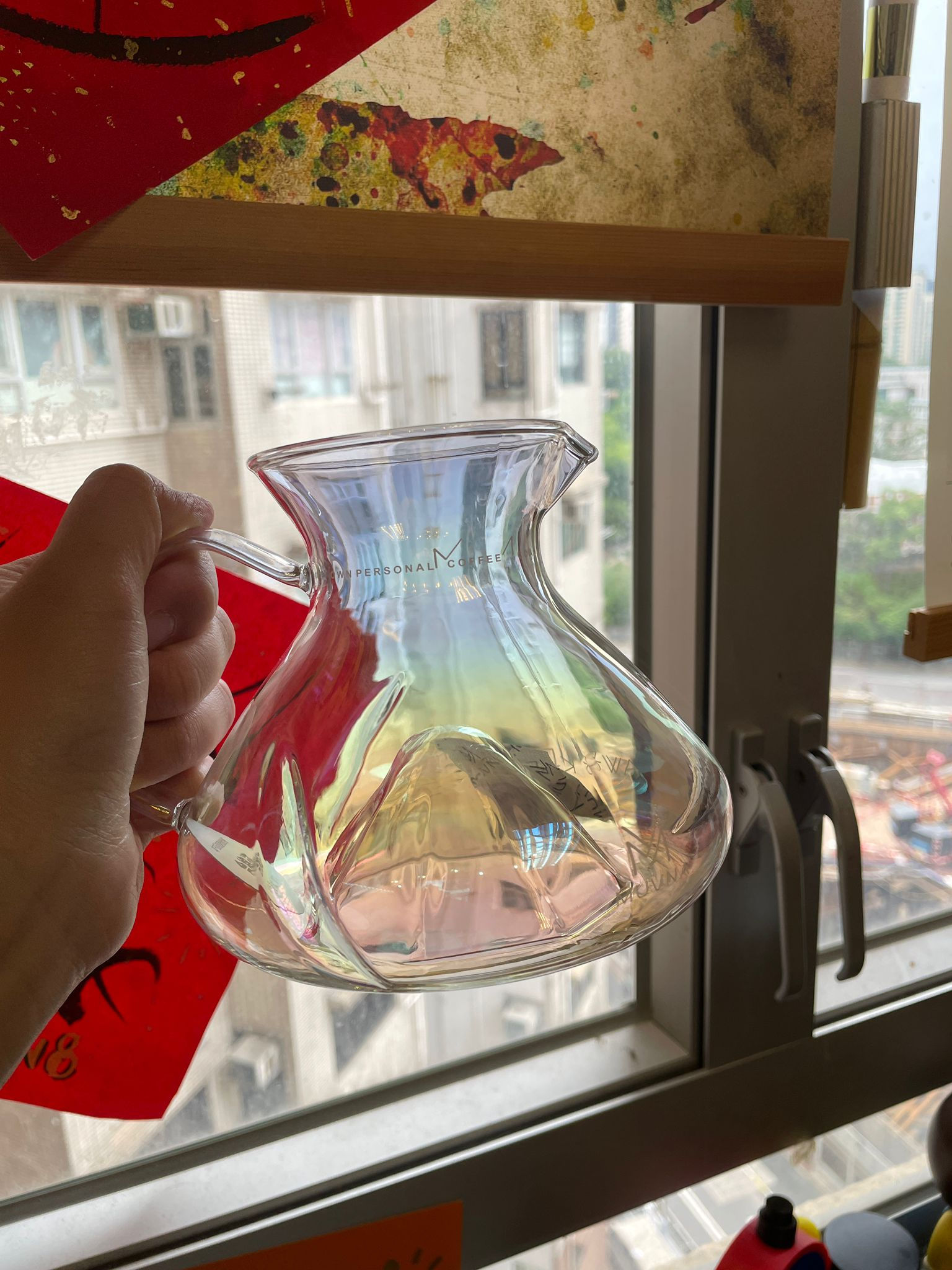 Muvna 450ml 幻影款 透明玻璃咖啡下壺 - 專業級咖啡分享壺