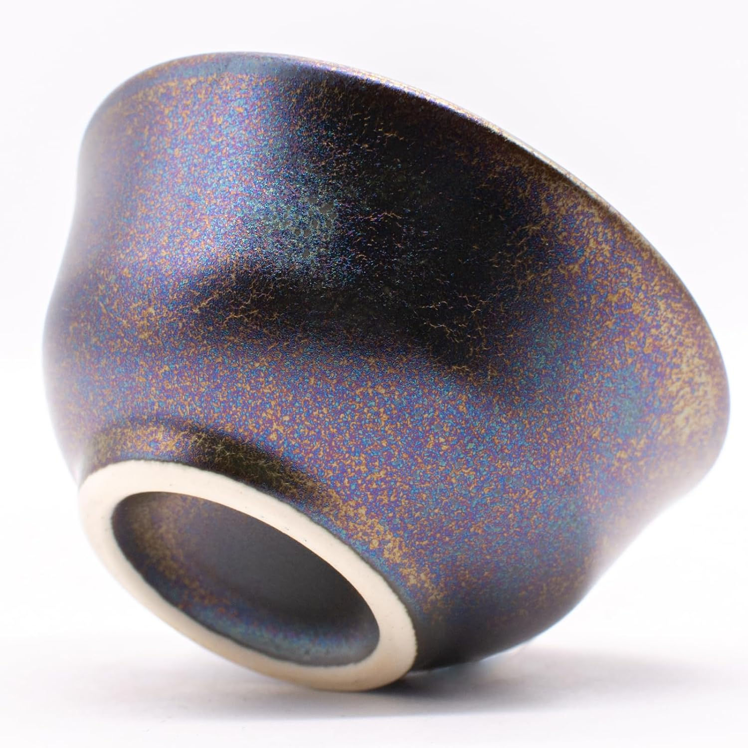 美濃焼 東山窯 - 黑漸變色 清酒杯