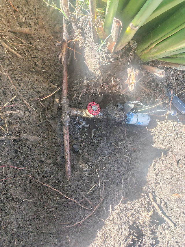 Reticulation valve was faulty and needed to be replaced