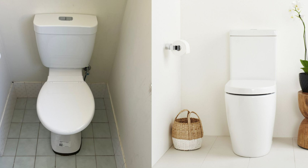 Make siting on the throne comfortable again, with a new toilet suite