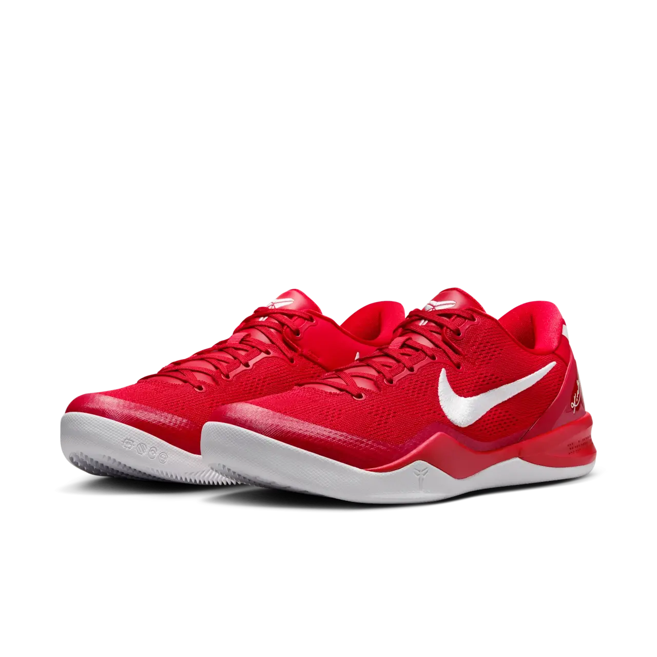 NIKE KOBE 8 PROTRO 'TEAM BANK' RED/WHITE-RED