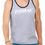 Thumbnail: EB250z  Men's Jersey Tank - Athletic Heather/Black w/ Zodiac Logo