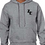 Thumbnail: EG342z Hooded Sweatshirt - Graphite Heather w/ Zodiac Logo