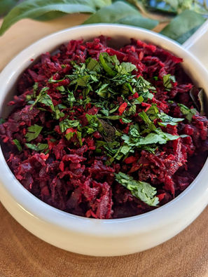 Beetroot poriyal