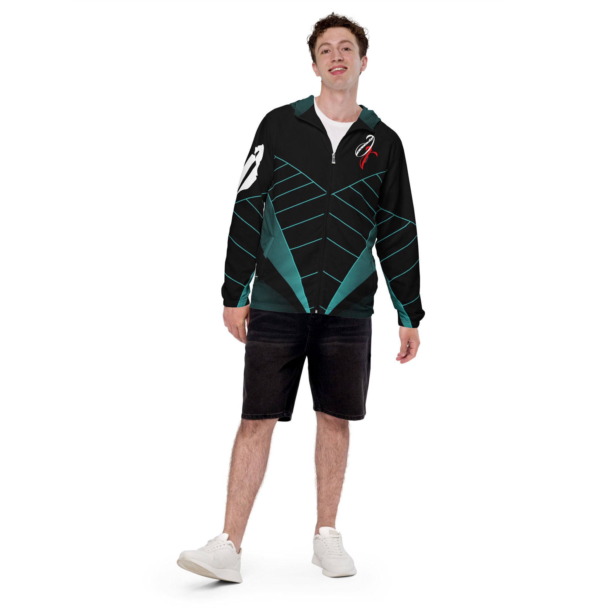 Donovan James - Men’s windbreaker - Blue-N-Black