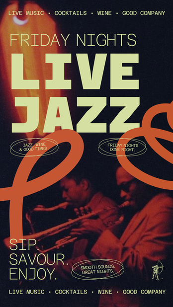 Live Jazz every Friday night