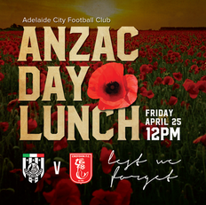 ACFC ANZAC DAY LUNCH
