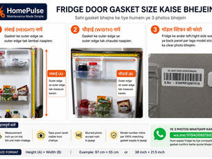 Fridge Door Gasket Order Kaise Karein? | Size Measure Karne Ka Sahi Tarika