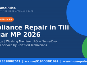 Appliance Repair in Tili Sagar MP 2026 — AC, Fridge, Washing Machine, RO Service | HomePulse