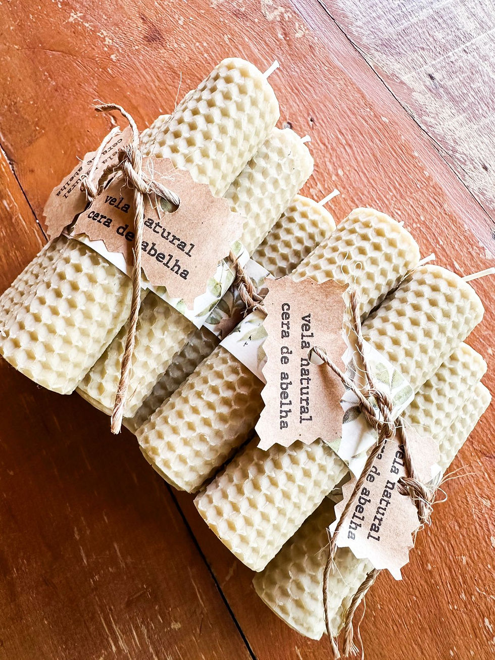 Miniatura: kit vela cera de abelha